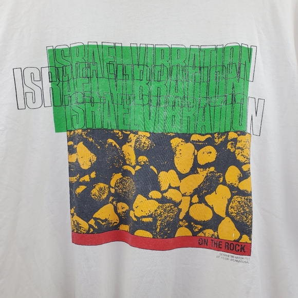 Vintage Israel Vibration 95 On the Rock Graphic T - Picture 3 of 11